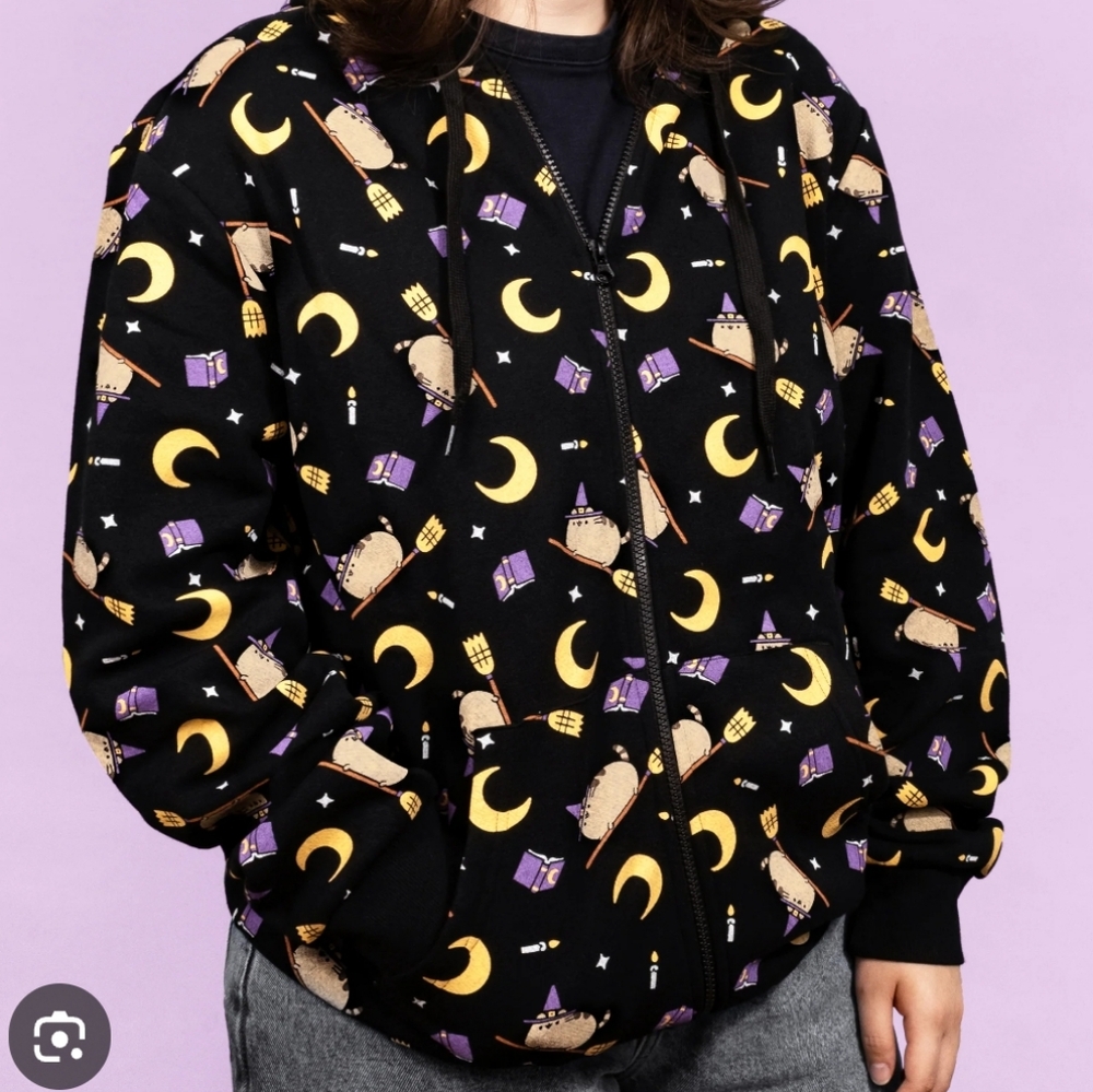 Plusheen Halloween Witch Cat Jacket/hoodie Size Xsmall & Small